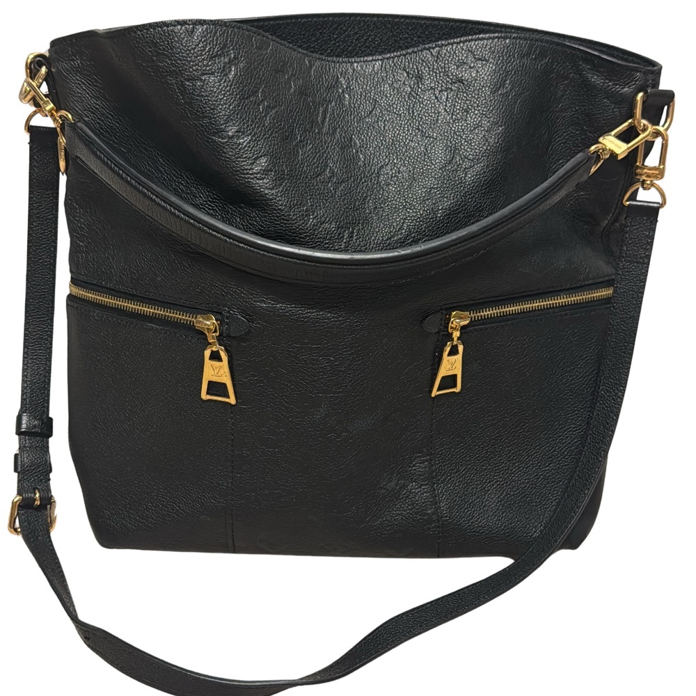 Louis Vuitton Black Empriente Melie Shoulder Bag Black